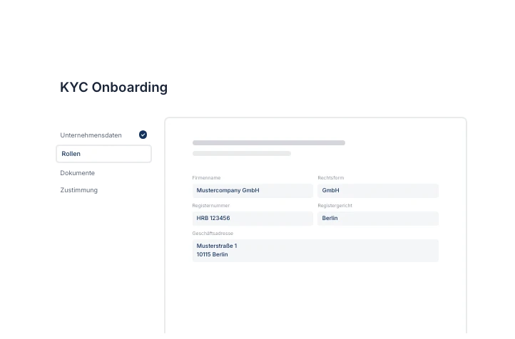 KYC onboarding in BetterCo